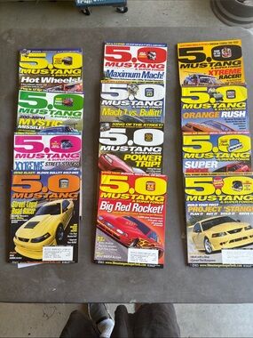 2003 FULL set 5.0 MUSTANG & Super Fords Car Magazines